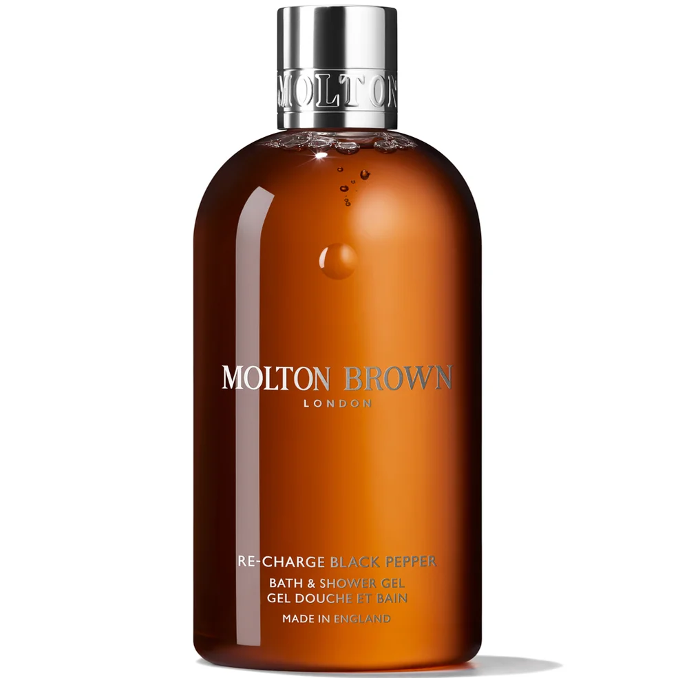 Molton Brown Re-charge Black Pepper Bath and Shower Gel 300ml Afbeelding 1