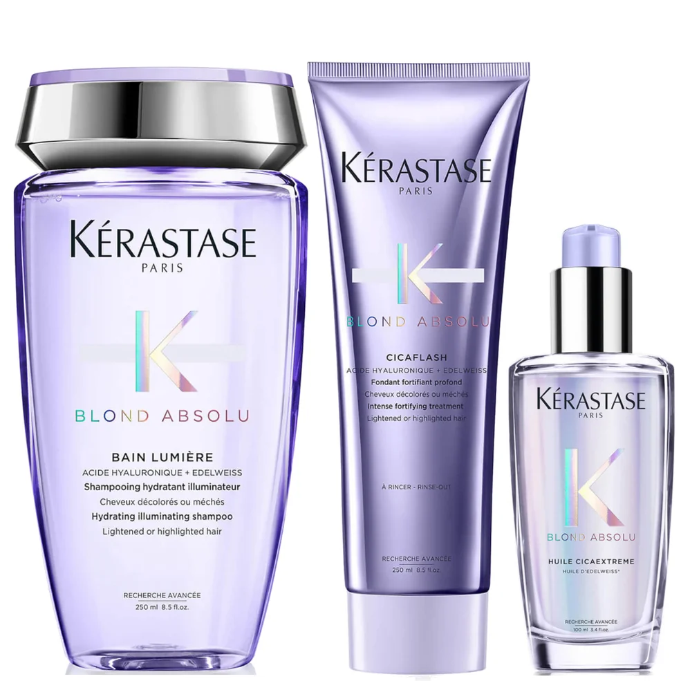 Kérastase Blond Absolu Shampoo, Conditioner and Oil Hair Routine for Lightened or Highlighted Hair Afbeelding 1