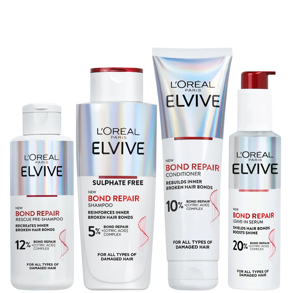 L'Oréal Paris Elvive Bond Repair Full Routine Bundle for Damaged Hair Afbeelding 1