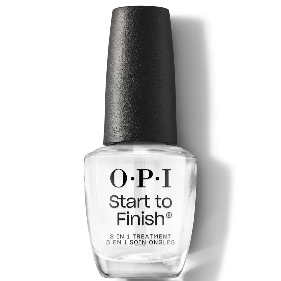 OPI Start to Finish 3-in-1 Behandeling - Basislaag - Toplaag - Nagelversteviger 15ml Afbeelding 1