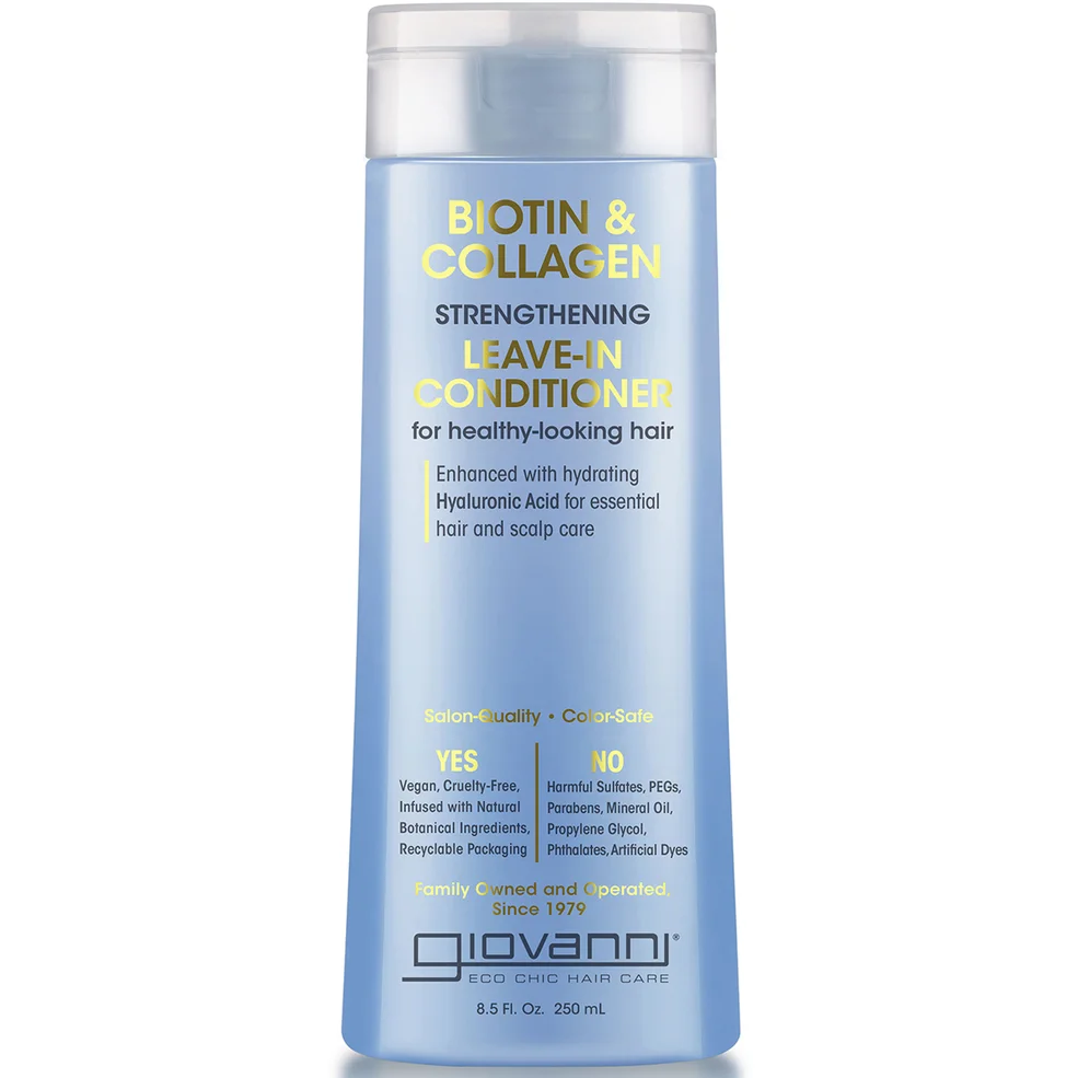 Giovanni Biotine en Collageen Verstevigende Leave-in Conditioner 250 ml Afbeelding 1
