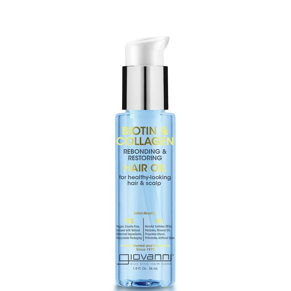 Giovanni Biotin & Collagen Rebond and Restore Hair Oil 56ml Afbeelding 1
