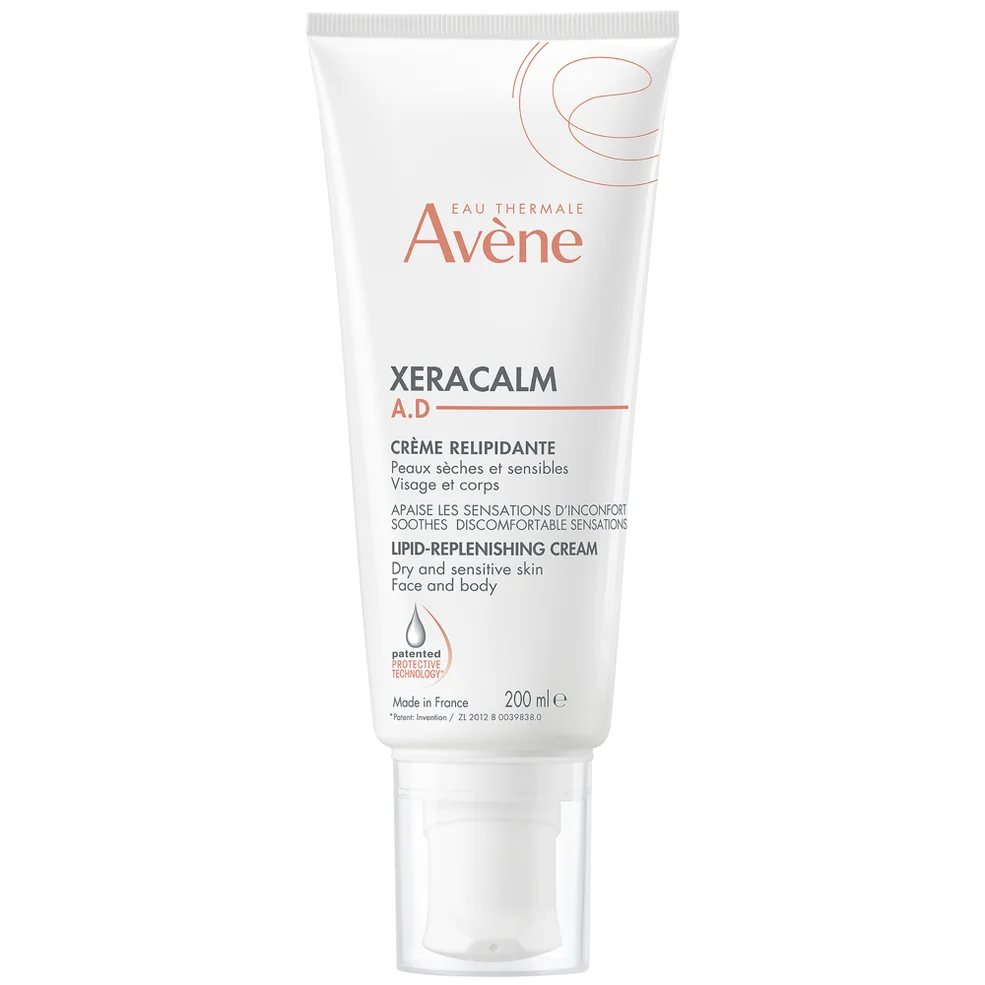 Avène XeraCalm A.D. Lipid-Replenishing Cream Moisturiser for Dry, Itchy Skin 200ml Afbeelding 1