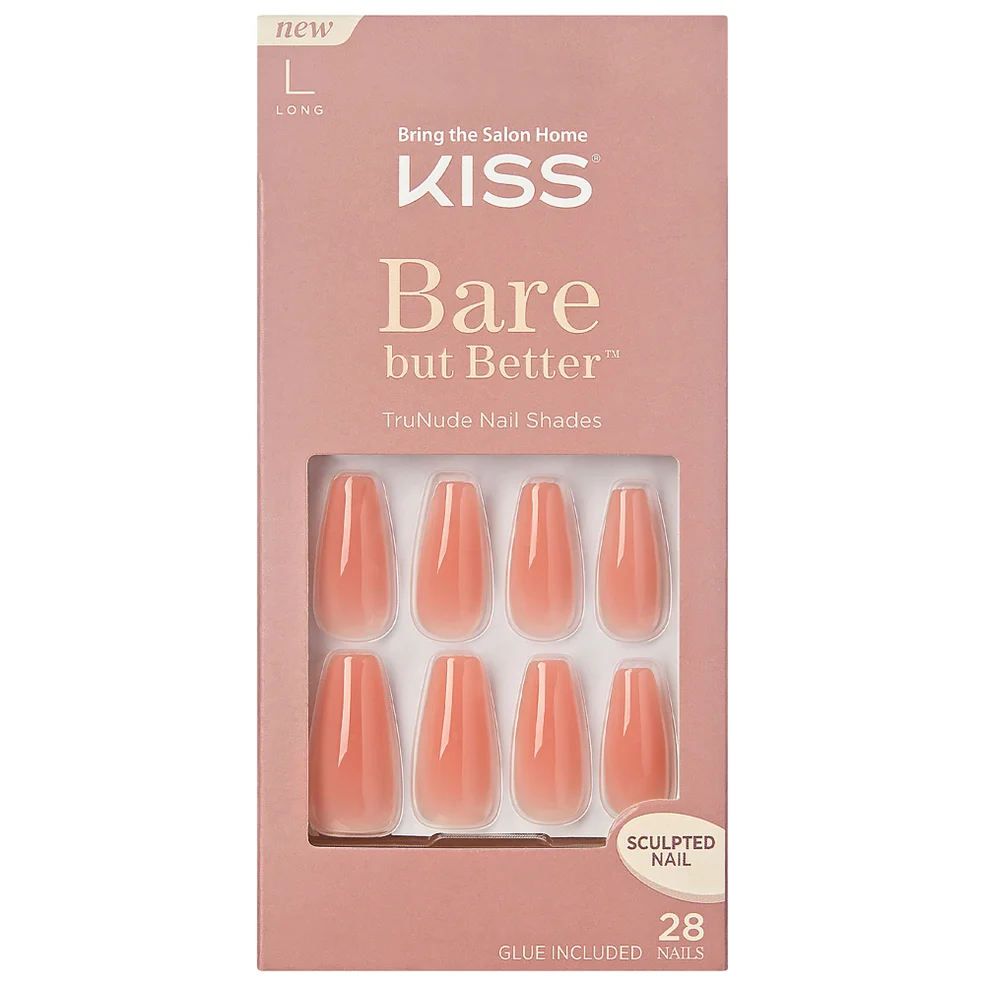 Kiss Bare But Better Nails - Nude Glow Afbeelding 1