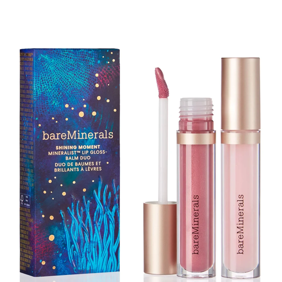 bareMinerals Holiday 2023 Mineralist Gloss-Balm Trio - Love, Clarity, Merry Afbeelding 1