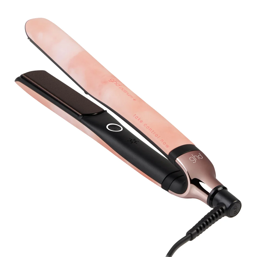 ghd Limited Edition Platinum+ Hair Straightener in Pink Peach Afbeelding 1
