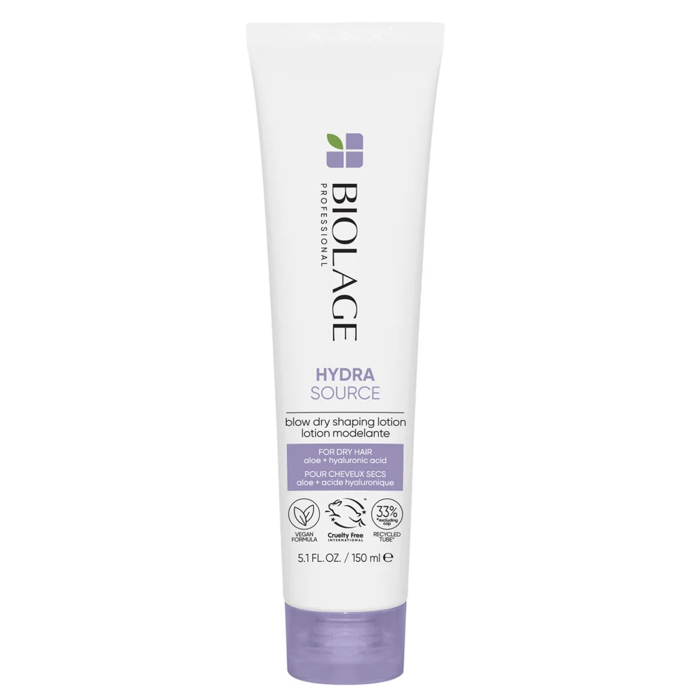 Biolage HydraSource Vormende Föhnlotion met Aloë en Hyaluronzuur voor Droog Haar 150 ml Afbeelding 1