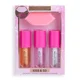 Makeup Revolution Kiss and Go Glaze Lip Care Gift Set