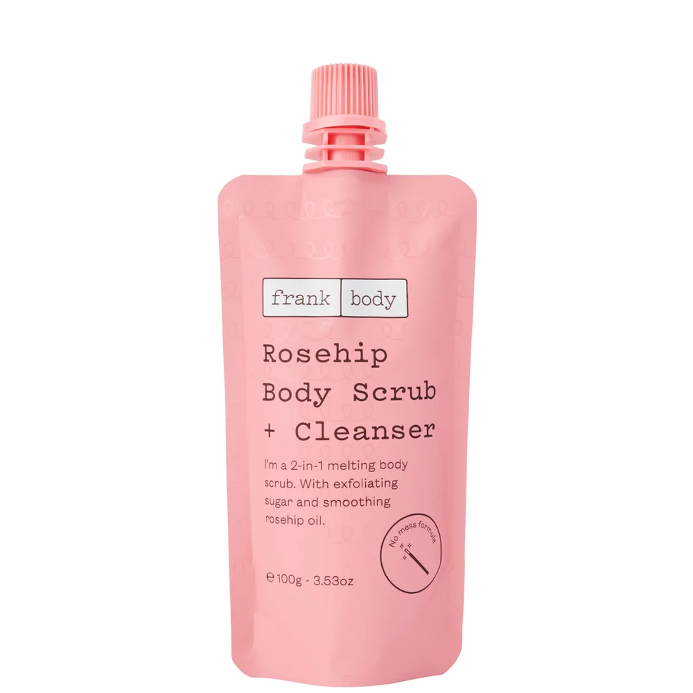 Frank Body Rosehip Body Scrub and Cleanser 100g Afbeelding 1
