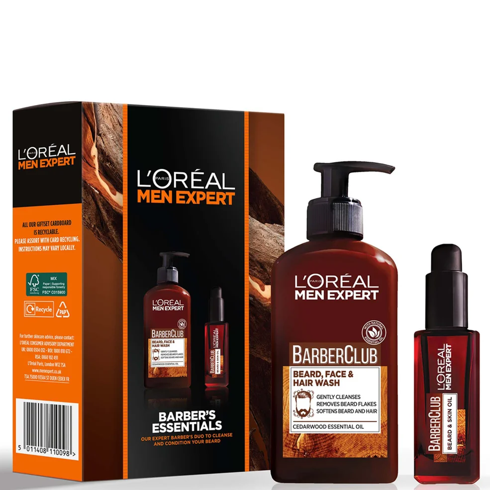 L'Oréal Paris Men Expert Barber's Essentials Grooming Duo Gift Set Afbeelding 1