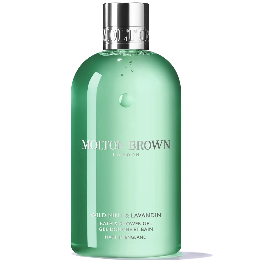 Molton Brown Wild Mint & Lavandin Bath & Shower Gel 300ml Afbeelding 1