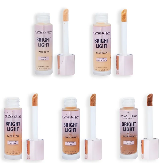 Revolution Bright Light Face Glow 23ml (Verschillende Tinten)