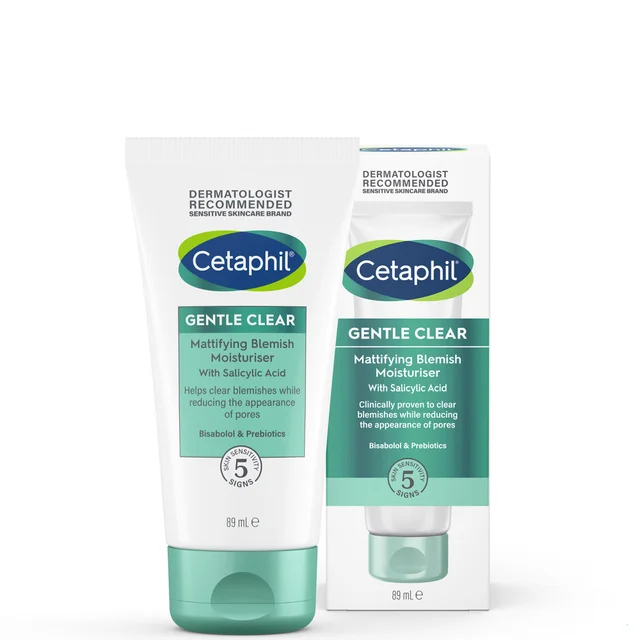 Cetaphil Gentle Clear Matifiërende Anti-oneffenheden Gezichtscrème met Salicylzuur voor Gevoelige Huid 89 ml