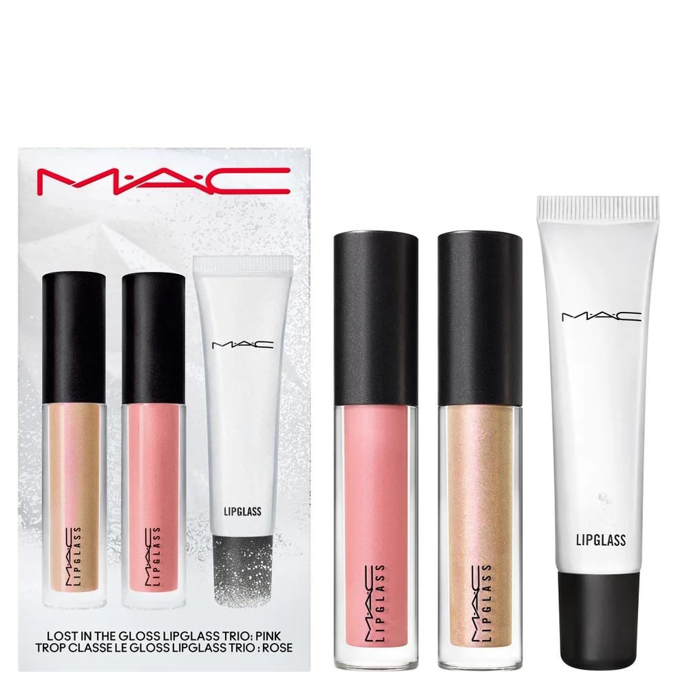 MAC Lost In The Gloss Lipglass Trio - Pink Afbeelding 1