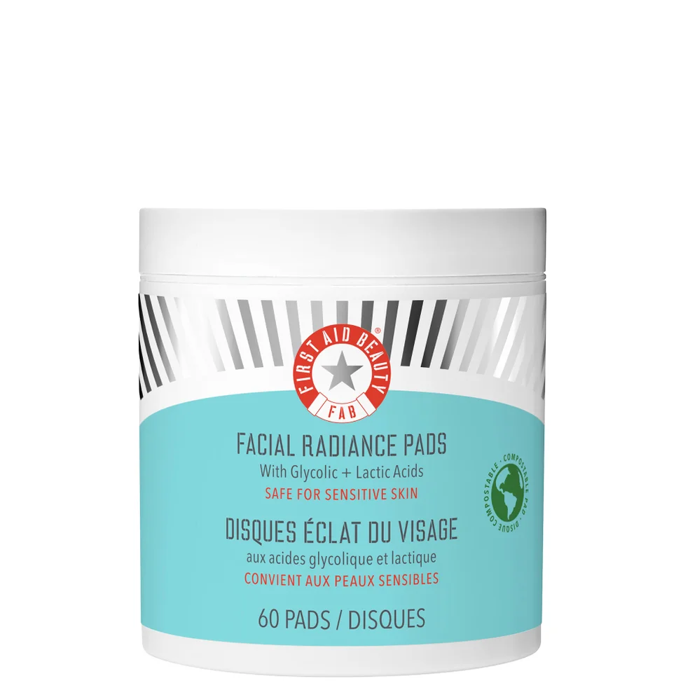 First Aid Beauty Facial Radiance Pads met Glycolzuur en Melkzuren Afbeelding 1