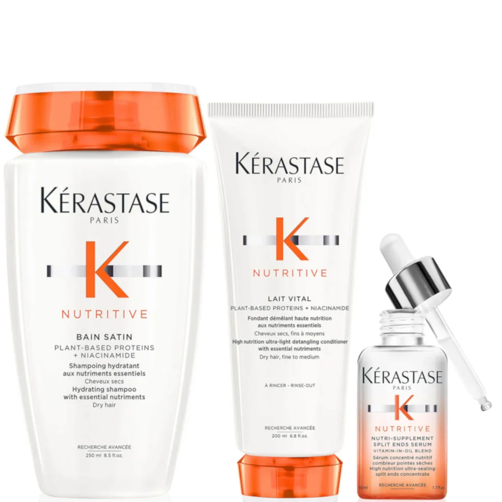 Kérastase Nutritive Root To Tip Hydrating Heroes Nourish and Smooth Bundle for Fine-Medium Dry Hair Afbeelding 1