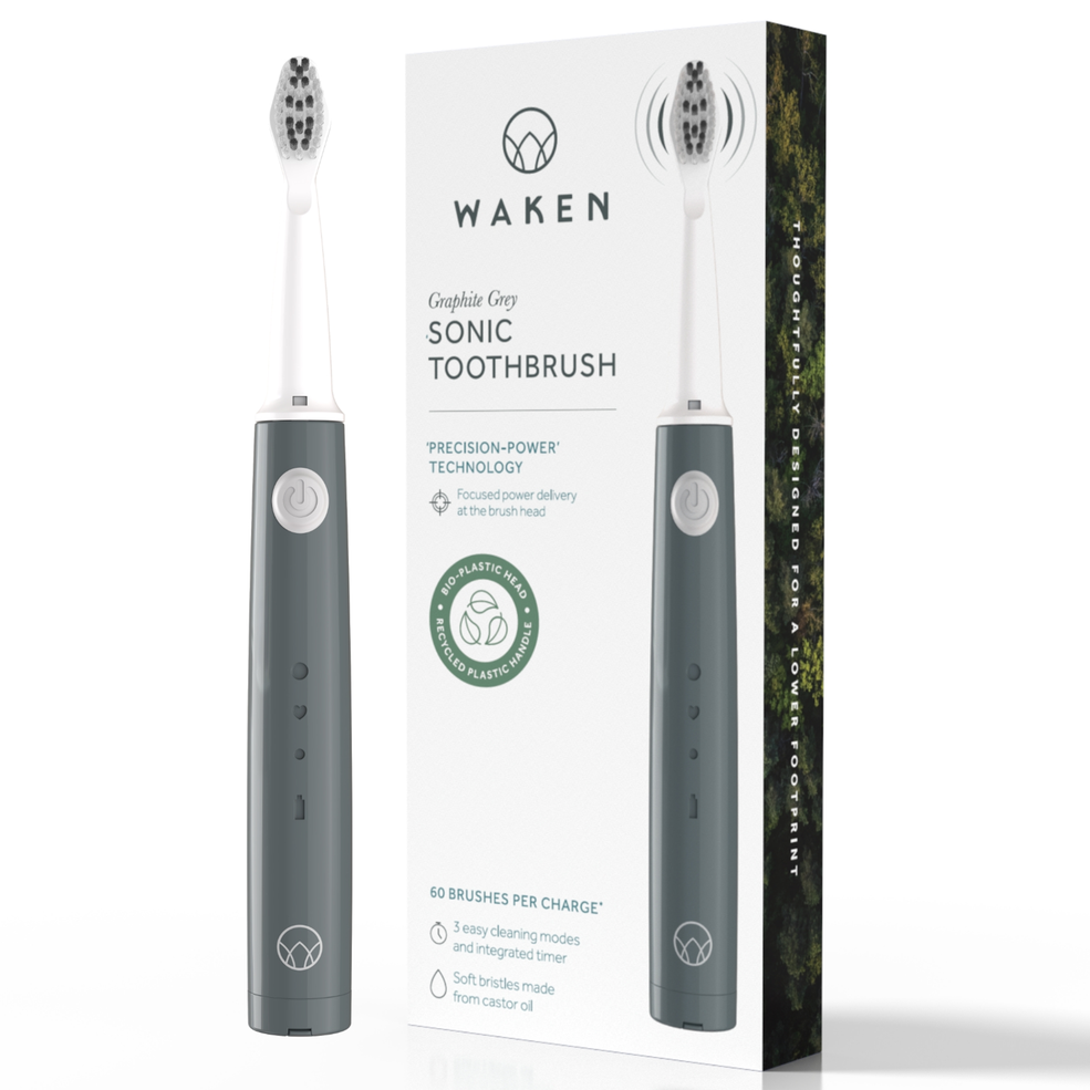 Waken Mouthcare Sonic Toothbrush Handle - Graphite Grey Afbeelding 1