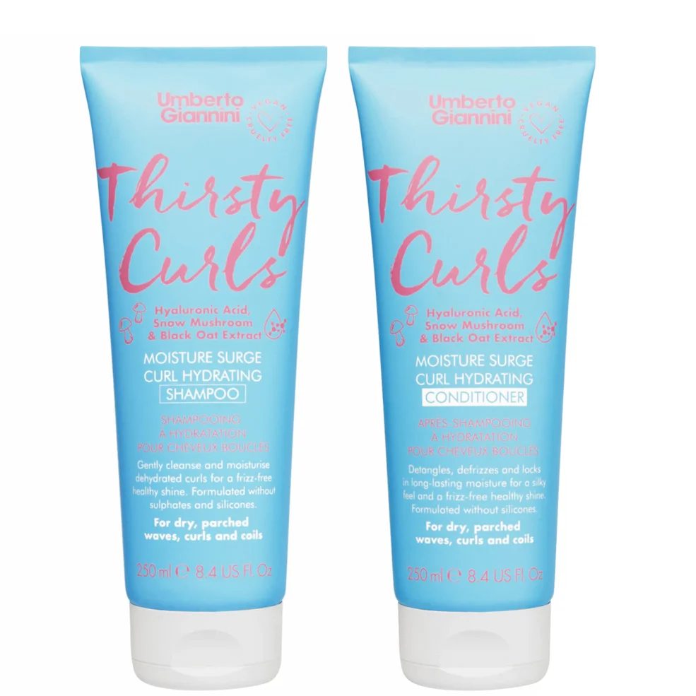 Umberto Giannini Thirsty Curls Shampoo and Conditioner Duo Afbeelding 1