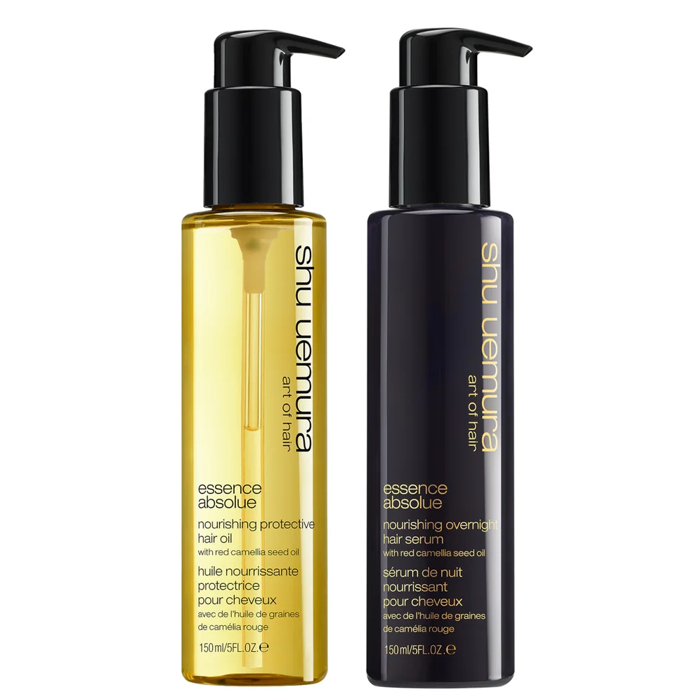Shu Uemura Art of Hair Essence Absolue Oil and Essence Absolue Overnight Serum Duo for Hair Protectection Afbeelding 1