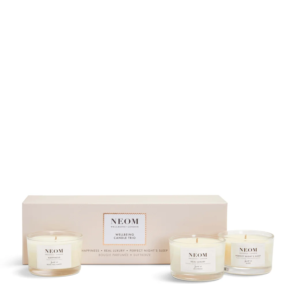 NEOM Wellbeing Candle Trio Afbeelding 1