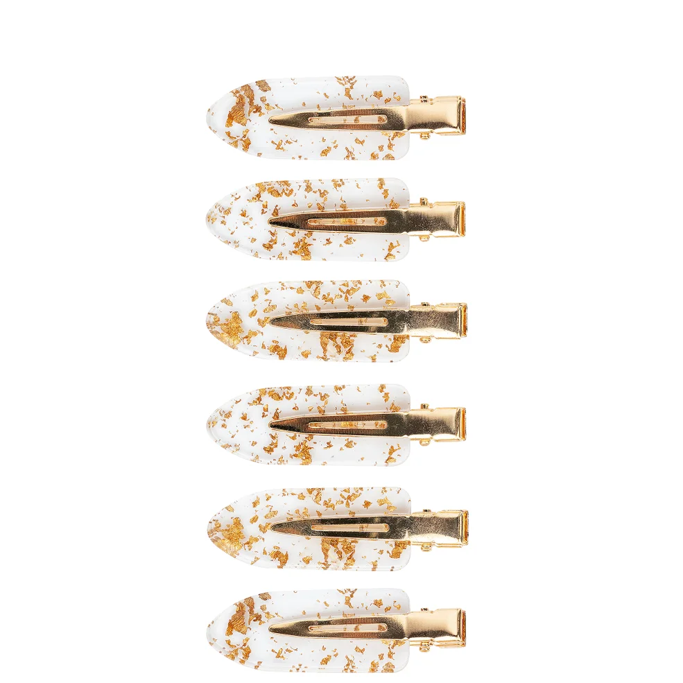 brushworks Gold Flake No Crease Haarclipjes Afbeelding 1