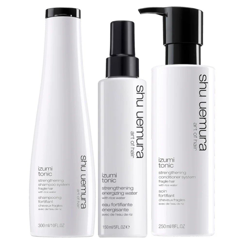 Shu Uemura Art of Hair Izumi Tonic Rice Water Shampoo, Conditioner and Hair Tonic Water Routine Afbeelding 1