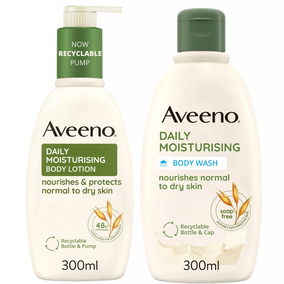 Aveeno Daily Moisturising Wash and Lotion Duo Afbeelding 1