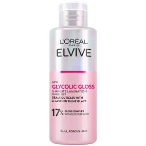 L'Oréal Paris Elvive Glycolzuur Glansversterkende Uitspoelbare 5 Minutendurende Laminatiebehandeling voor Dof Haar 150 ml - undefined undefined