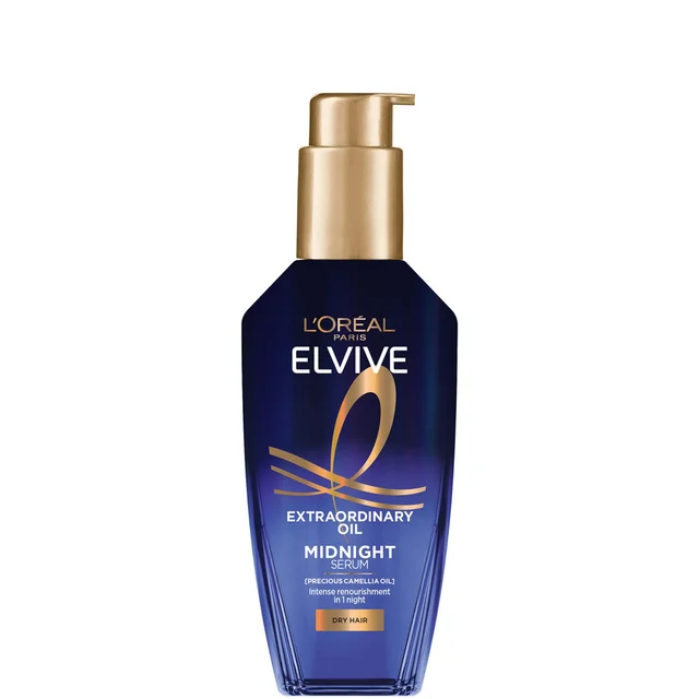 L'Oréal Paris Elvive Extraordinary Oil Midnight Voedend Haarbehandelingsserum voor Droog Haar 100 ml
