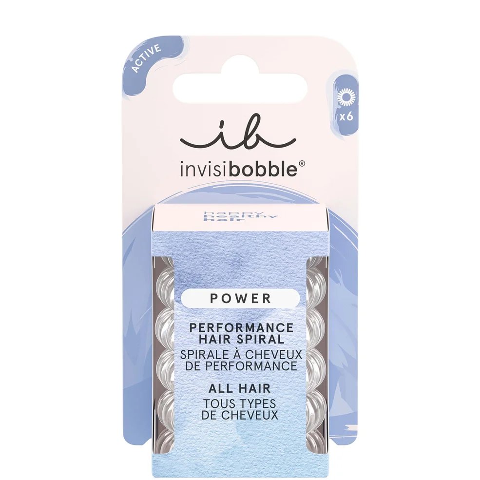 invisibobble Power Hair Tie Crystal Clear - Pack of 6 Afbeelding 1
