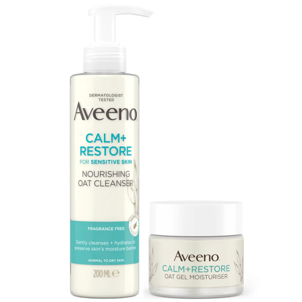 Aveeno Face Calm and Restore Sensitive Skin Best Seller Duo Afbeelding 1