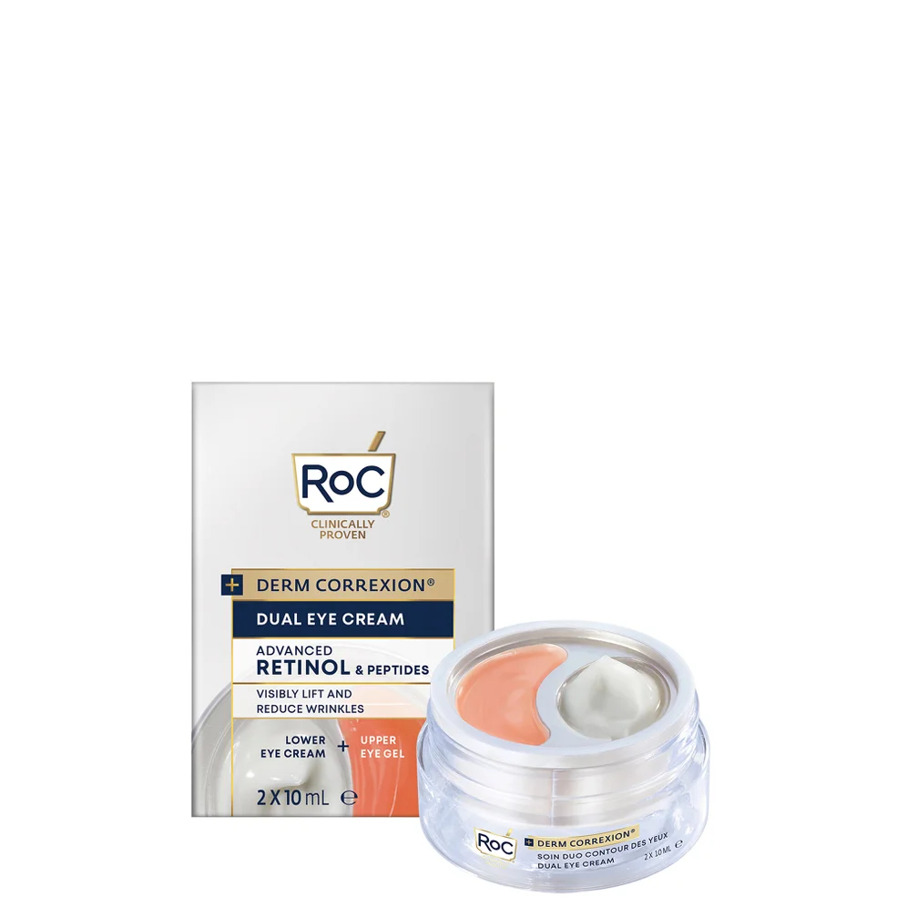 RoC Skincare Derm Correxion Dual Eye Cream 2 x 10ml Afbeelding 1