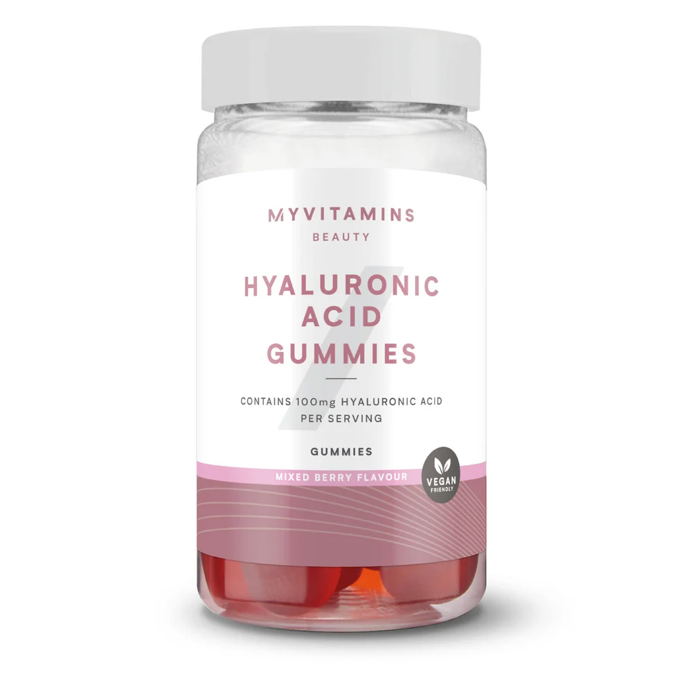 Myvitamins Hyaluronic Acid Gummies, Mixed Berries, 60 Gummies Afbeelding 1