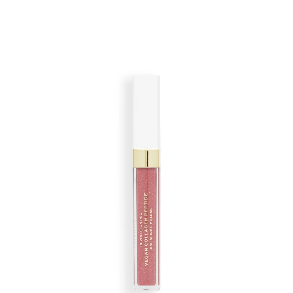 Revolution Pro Vegan Collagen Peptide High Shine Lip Gloss 4ml (Various Shades) Afbeelding 1