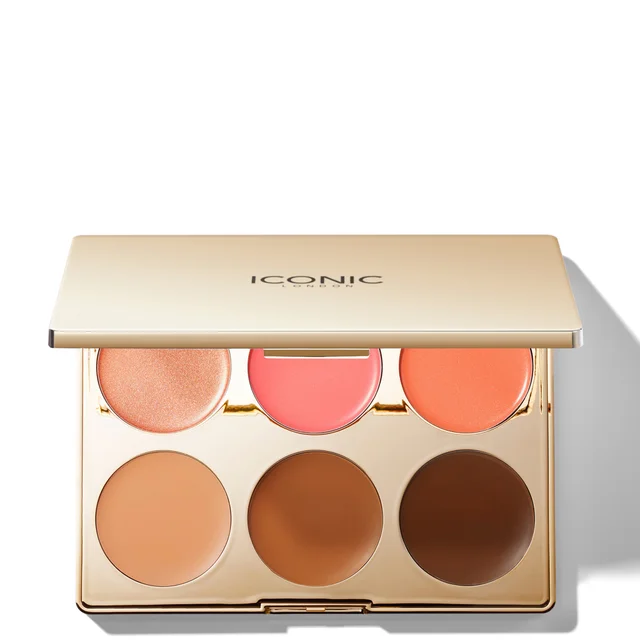 ICONIC London Multifunctionele Crème Blush, Bronzer- en Highlightplaet