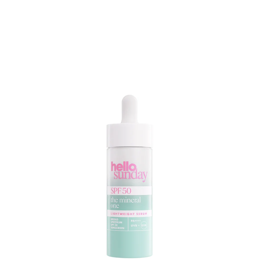 Hello Sunday The Mineral One Lightweight Serum with Hyaluronic Acid SPF50 30ml Afbeelding 1