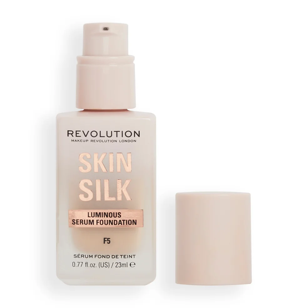 Makeup Revolution Silk Serum Foundation 23ml (Verschillende Tinten) Afbeelding 1