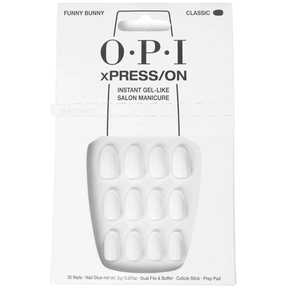 OPI xPRESS/ON - Funny Bunny Press On Nails Gel-Like Salon Manicure - EXCLUSIVE Afbeelding 1