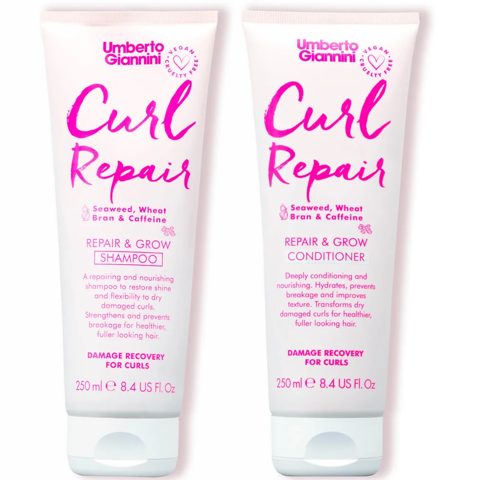 Umberto Giannini Curl Repair Shampoo and Conditioner Duo Afbeelding 1