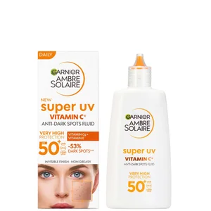 Garnier Ambre Solaire Super UV Vitamine C Gezichtsfluid voor Dagelijks Gebruik SPF 50+ 40 ml - undefined undefined