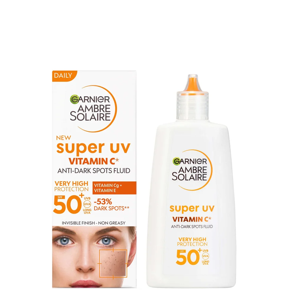 Garnier Ambre Solaire Super UV Vitamine C Gezichtsfluid voor Dagelijks Gebruik SPF 50+ 40 ml Afbeelding 1
