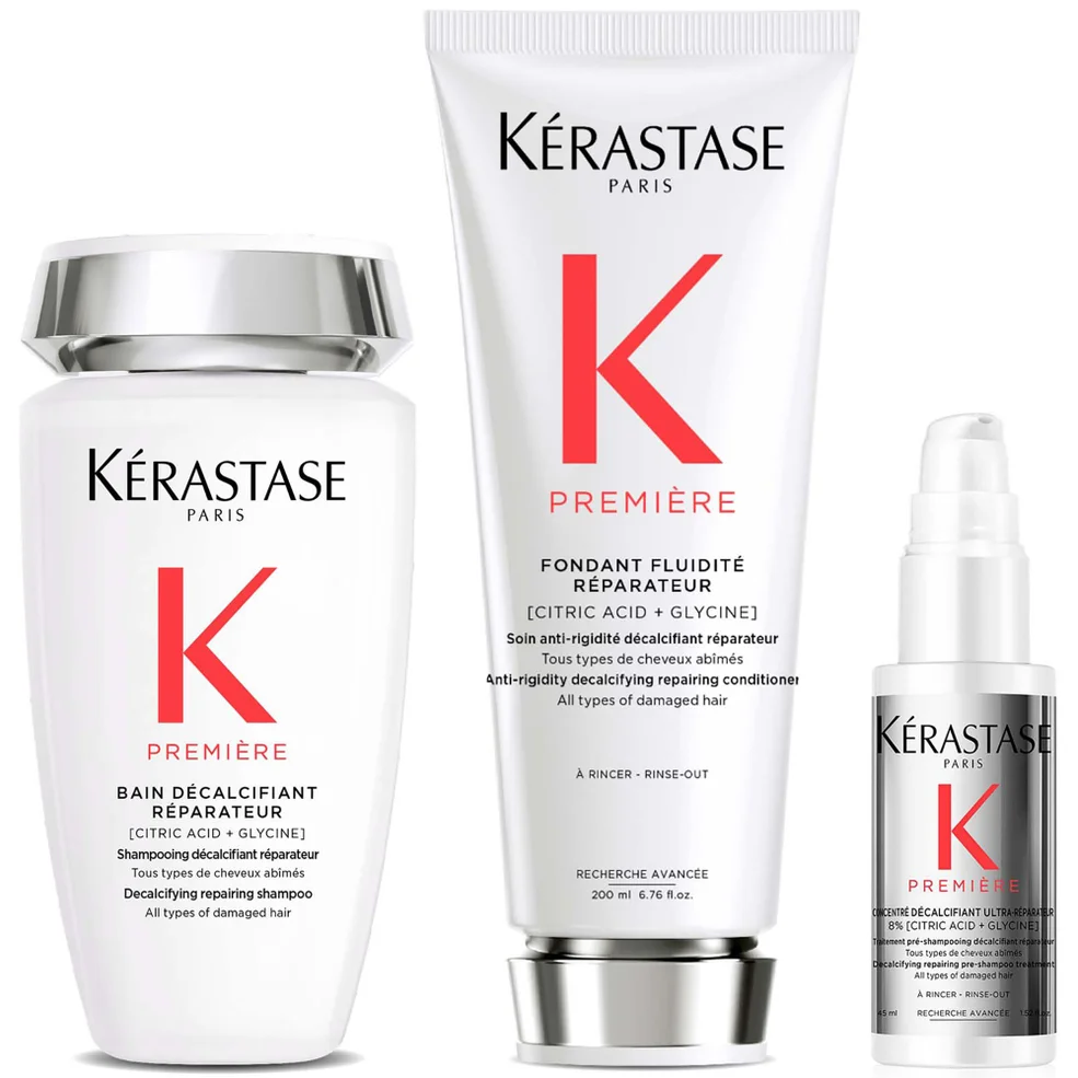 Kérastase Première Decalcifying Shampoo and Conditioner Duo with Travel Size Pre-Shampoo for Damaged Hair Afbeelding 1
