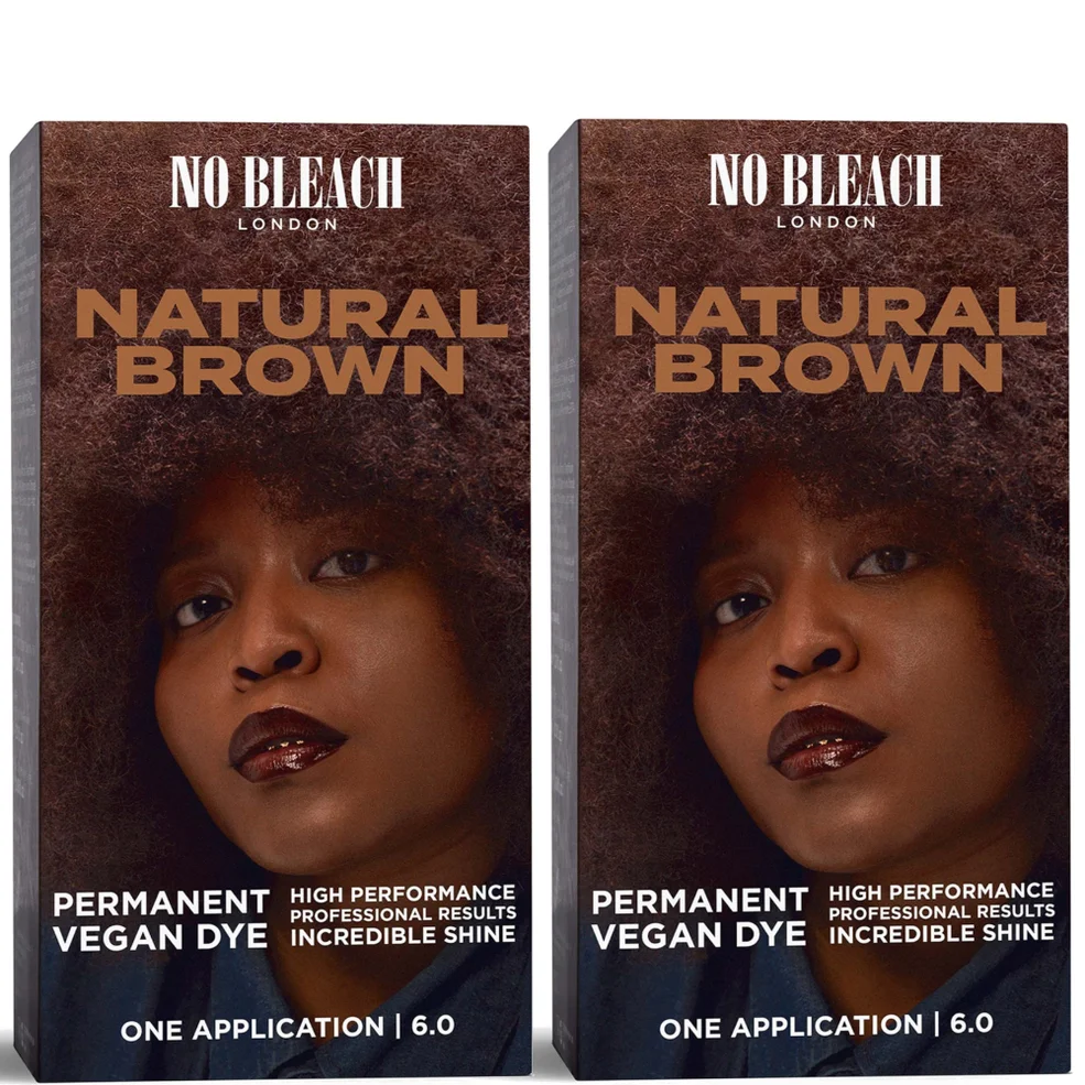 BLEACH LONDON Natural Brown Permanent Kit Duo Afbeelding 1