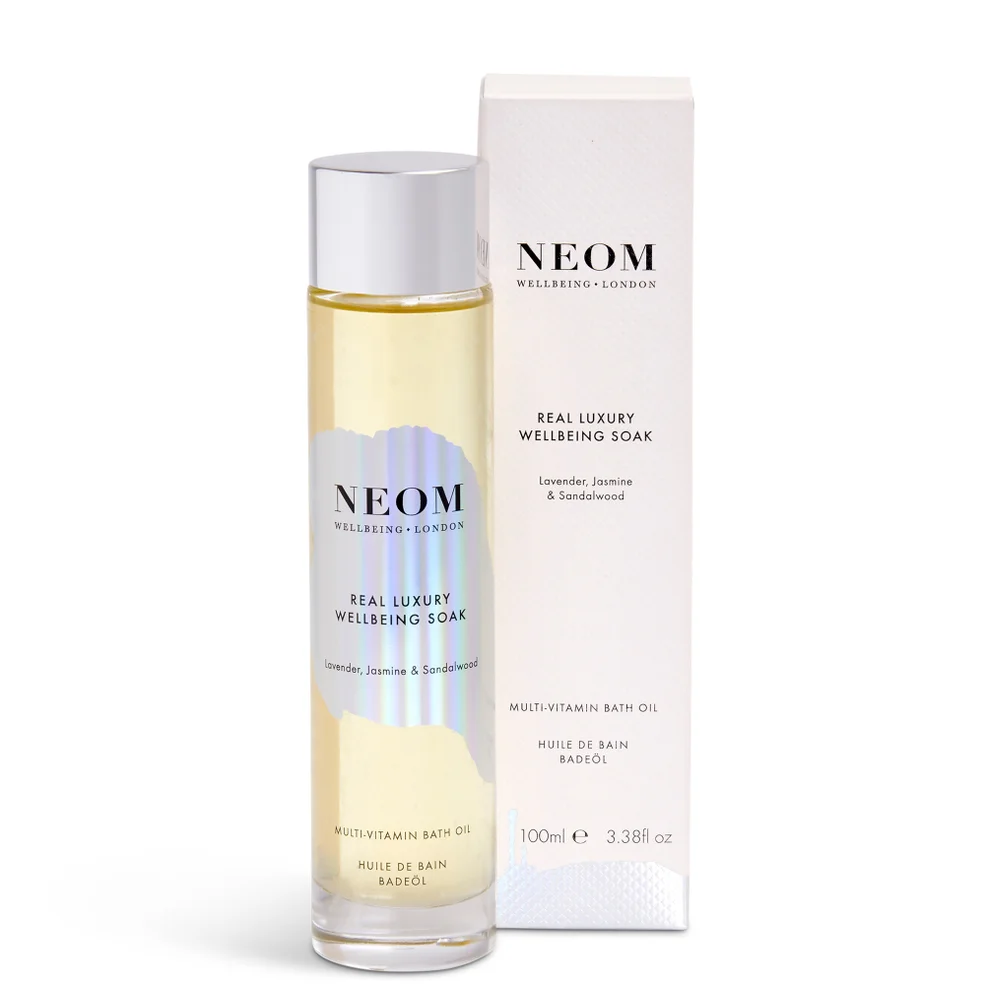 NEOM Real Luxury Wellbeing Soak Multi-Vitamine Badolie 100 ml Afbeelding 1