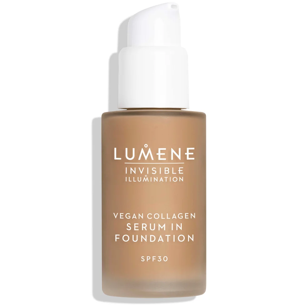 Lumene Invisible Illumination SPF30 Vegan Collagen Serum in Foundation 30ml (Various Shades) Afbeelding 1