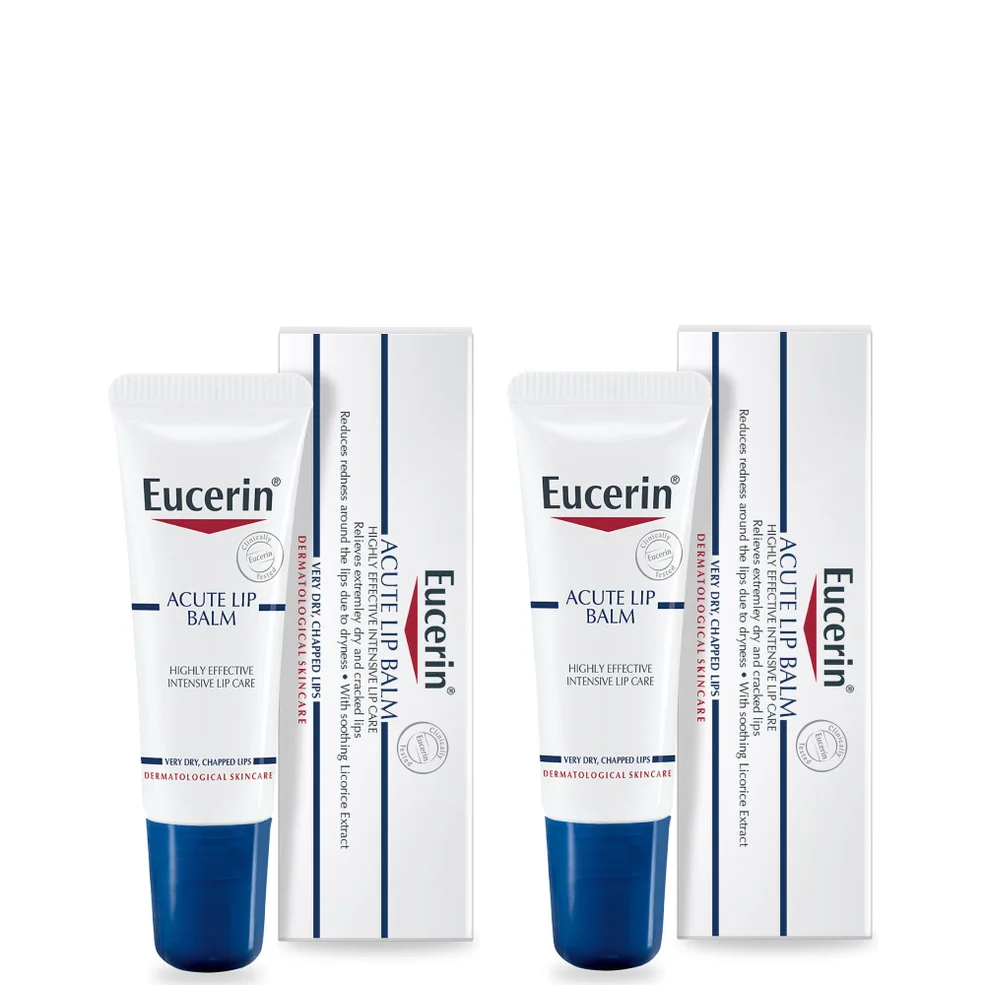 Eucerin Dry Skin Acute Lip Balm Duo 2 x 10ml Afbeelding 1