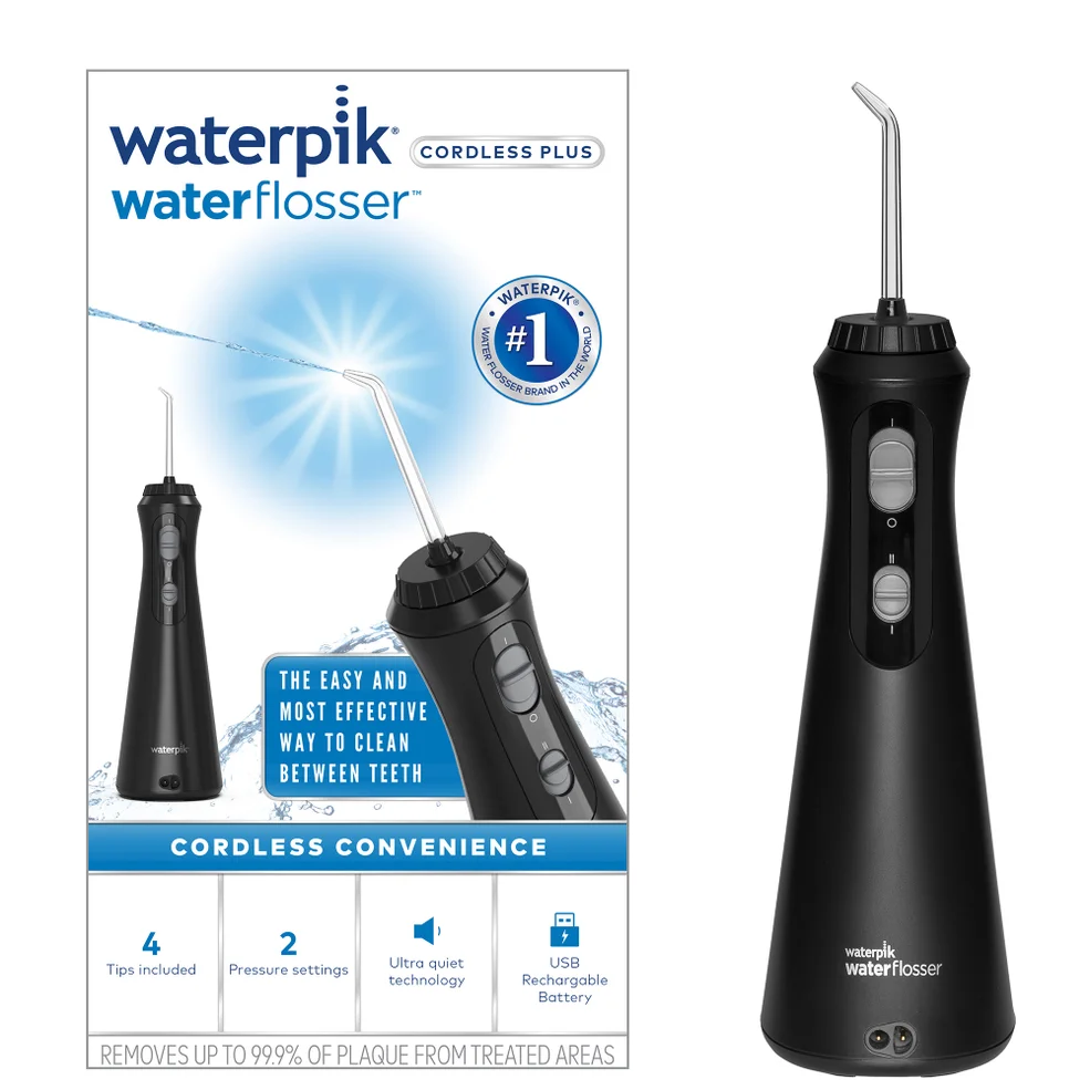 Waterpik Cordless Plus Cordless Water Flosser 492 Black Afbeelding 1