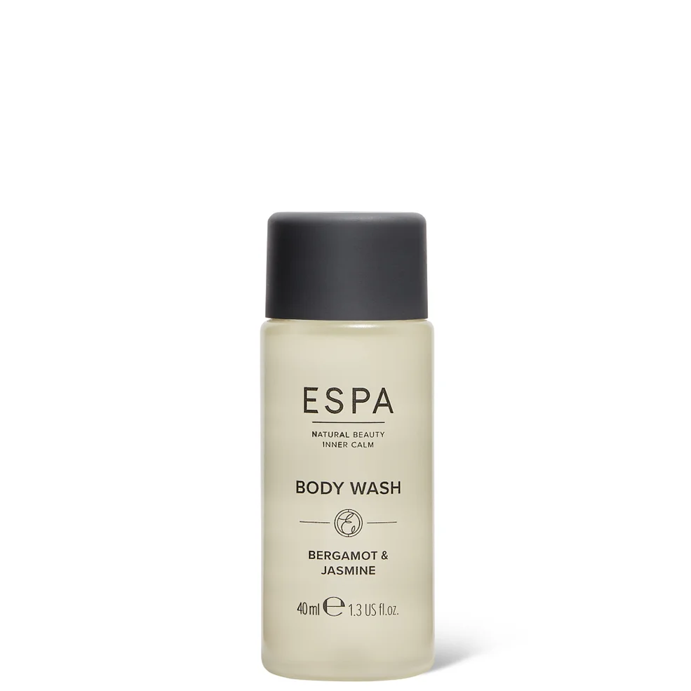 ESPA Bergamot and Jasmine Body Wash 40ml Bottle Afbeelding 1