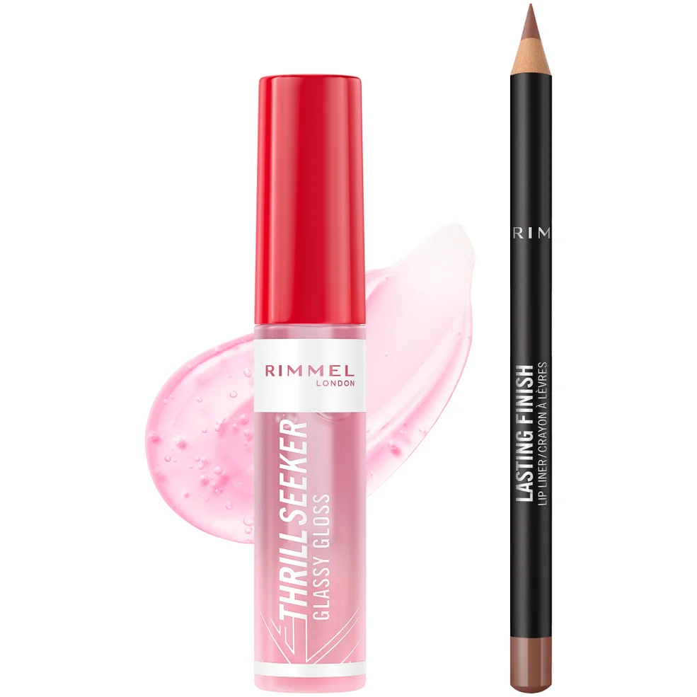 Rimmel Thrill Seeker Glassy Gloss and Lasting Finish Lip Liner (Various Shades) Afbeelding 1