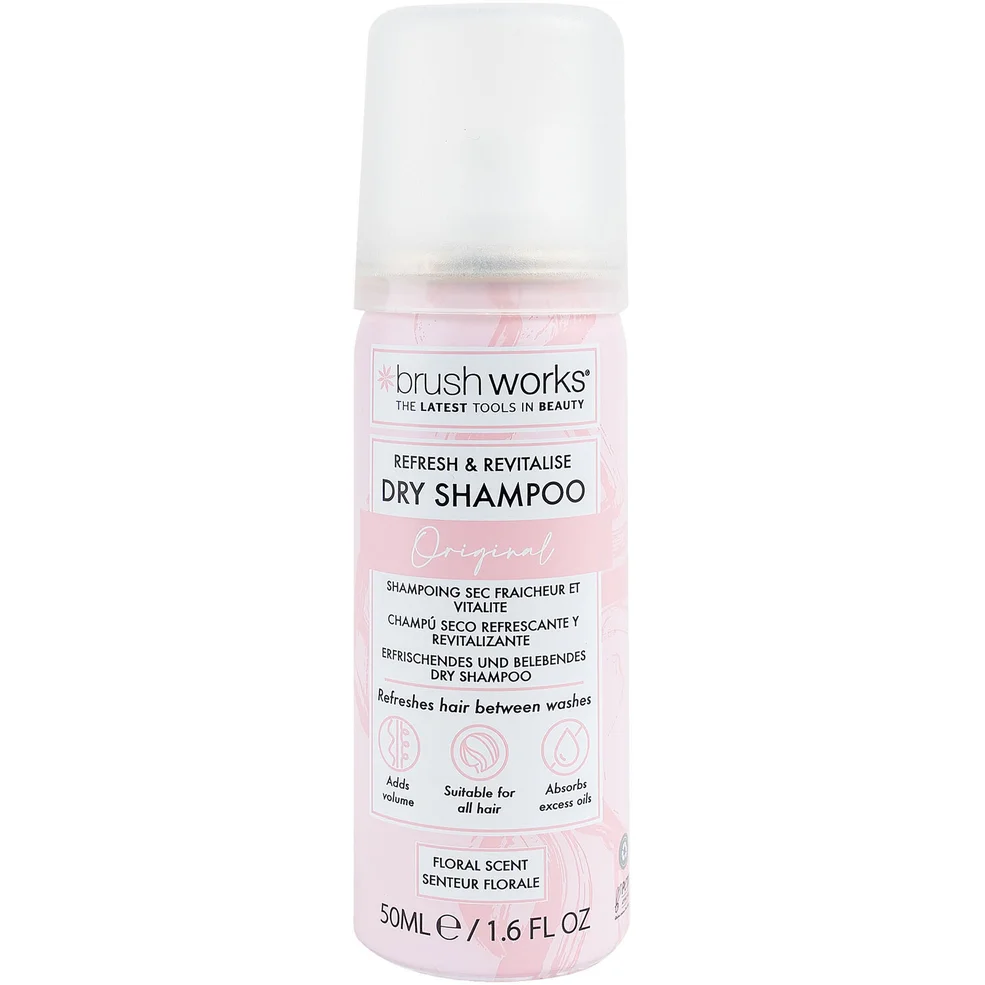 brushworks Refresh & Revitalise Floral Dry Shampoo 50ml Afbeelding 1